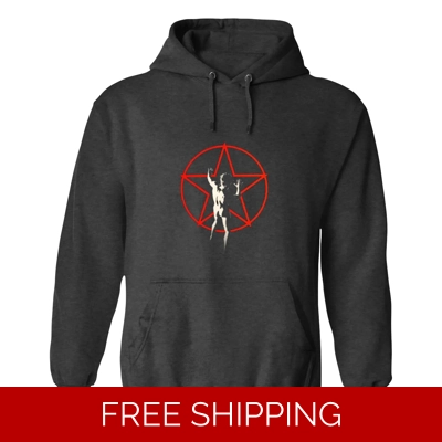 Premium Hoodie Red Star Man